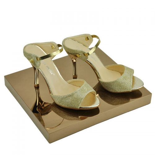 Metal Boutique Shoe Display Tray