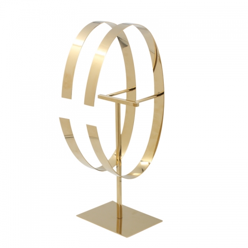 Polished Gold Belt Display Stand