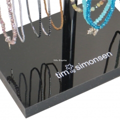 Acrylic T-bar Necklace Display Stand