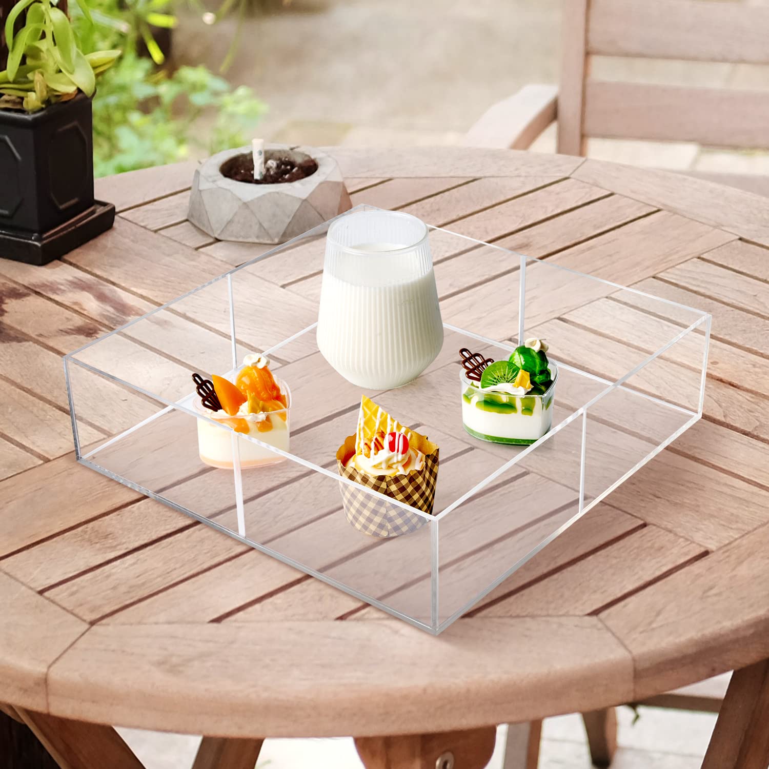 Transparent Acrylic Tray 