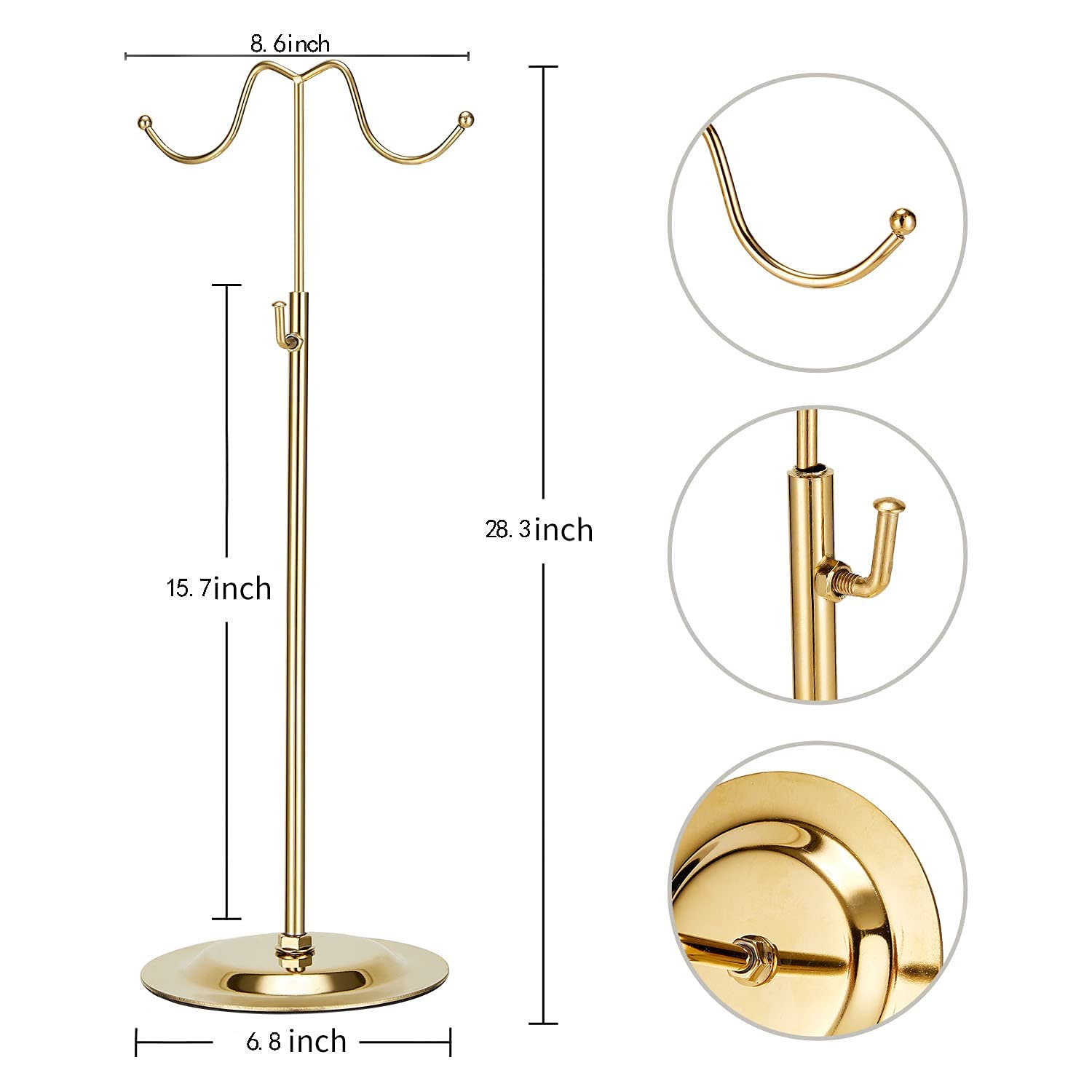 Gold Handbag Display Stand 